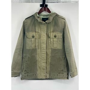 J Crew size S green military style jacket